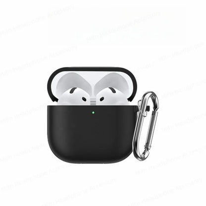 Cover for AirPods 4 Case 2024 3D Silicone Wireless Bluetooth Headphone Soft Protective Case for AirPods 4th Gen with Cleaner Kit