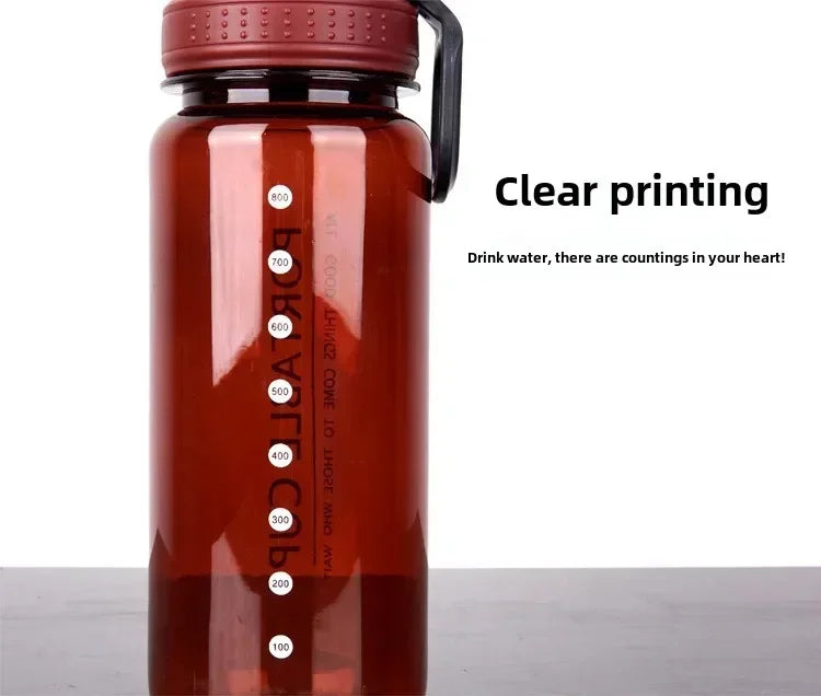 1PC 1000ML Creative Space Cup Large Capacity Sports Water Bottle for Fitness Enthusiasts Easy Carry Hydration Shaker Bottle