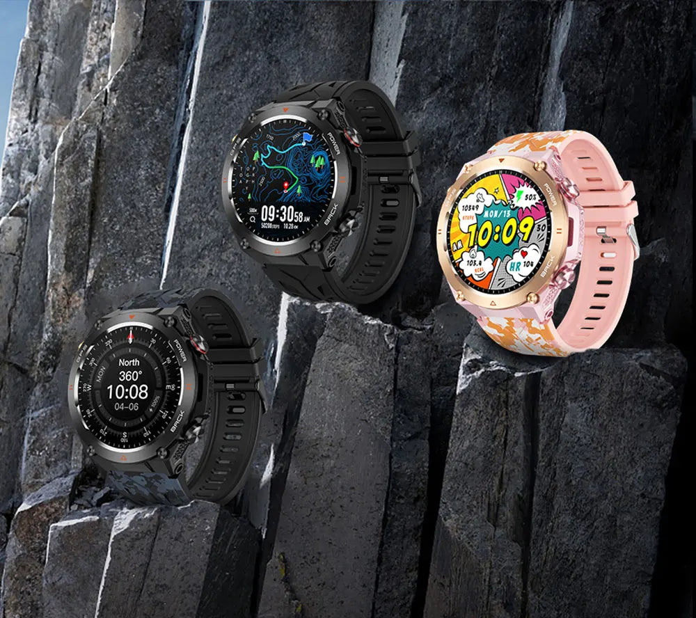 2025 New For Xiaomi GPS Sports Smart Watch Men Waterproof Fitness Trackr Bluetooth call 650Mah Battery Smartwatch Woman Bracelet