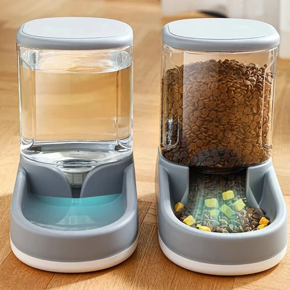 & Dog Cat Automatic Gravity Pet Feeder Large capacity Drinking Water Device Dog Cat Food Save effort Pet Drinking Accessory