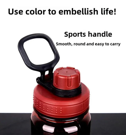 1PC 1000ML Creative Space Cup Large Capacity Sports Water Bottle for Fitness Enthusiasts Easy Carry Hydration Shaker Bottle