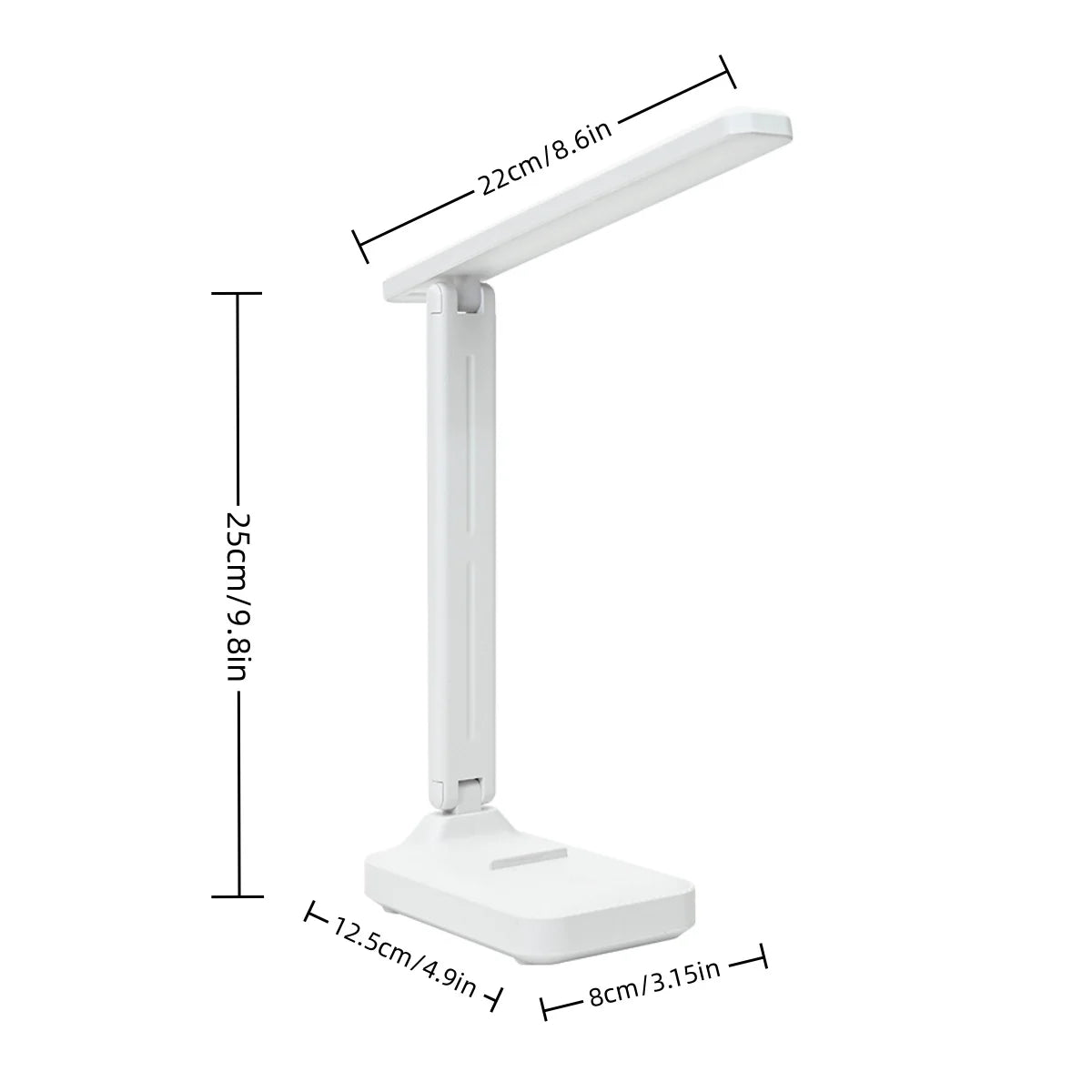 LED Table Lamp Eyes Protection Touch Dimmable LED Reading Light Student Dormitory Bedroom Reading USB Rechargable Desk Lamp