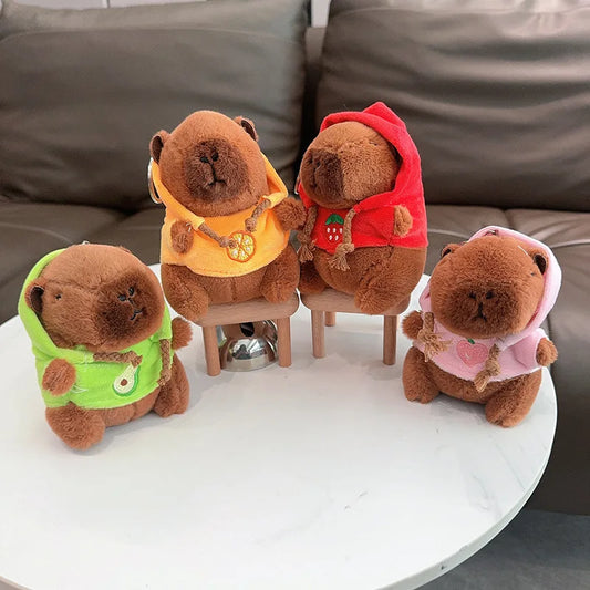 Cute Cartoon Capybara Pendant Keychain Bag Hanging