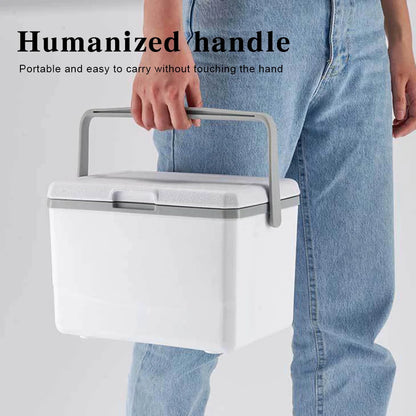 3L Insulated Portable Cooler with Handle Picnic Ice Bucket Heat Preservation Food Storage Cooler Box for Camping Tailgating