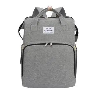 Mommy Bag Lightweight Portable Folding Crib Bed Large-capacity Travel Maternity Bags Baby Backpack Female Mommy Outting Bag