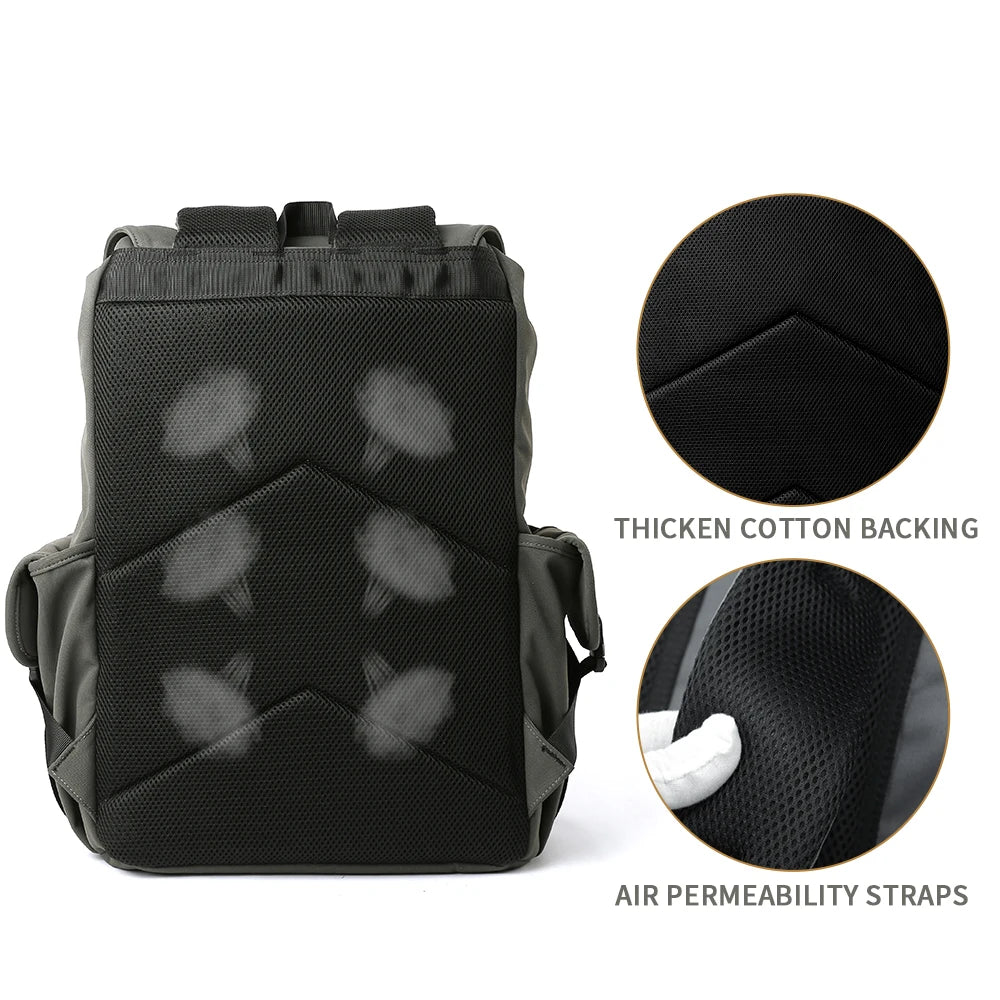 Fashion Waterproof Large Capacity Drawstring Backpack for Men Oxford Durable Travel College Student Laptop School Bag Bookbag