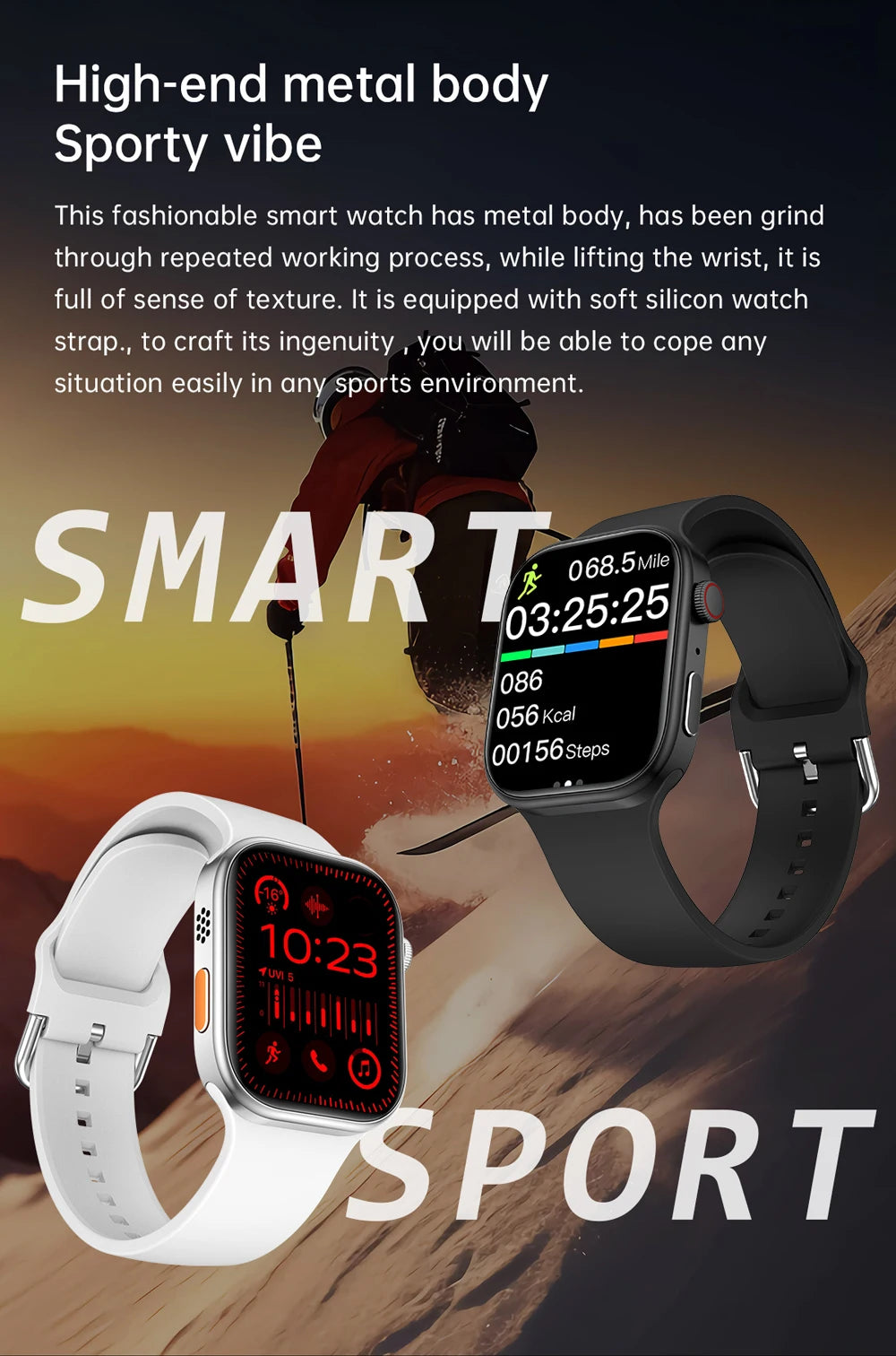2025 Smart Watch 1.83" HD Screen Bluetooth Call Heart Rate Monitoring 120+ Sports Modes Waterproof for Men Woman Smartwatch Gift