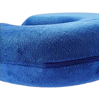 5 Colors Portable Mini Travel Pillow Ultralight Air Inflatable Memory Foam U Shaped Pillow Outdoor CampingTravel Soft Pillow