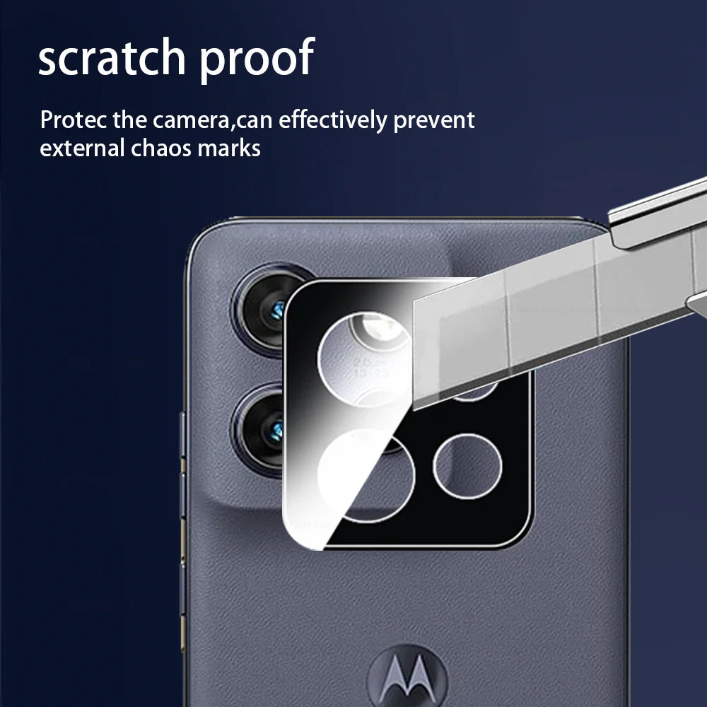 Edge50Neo Glass 1-3Pcs 3D Black Tempered Glass Curved Camera Protector For Motorola Edge 50 Neo Lens Film Moto Edge50 Edge 50Neo
