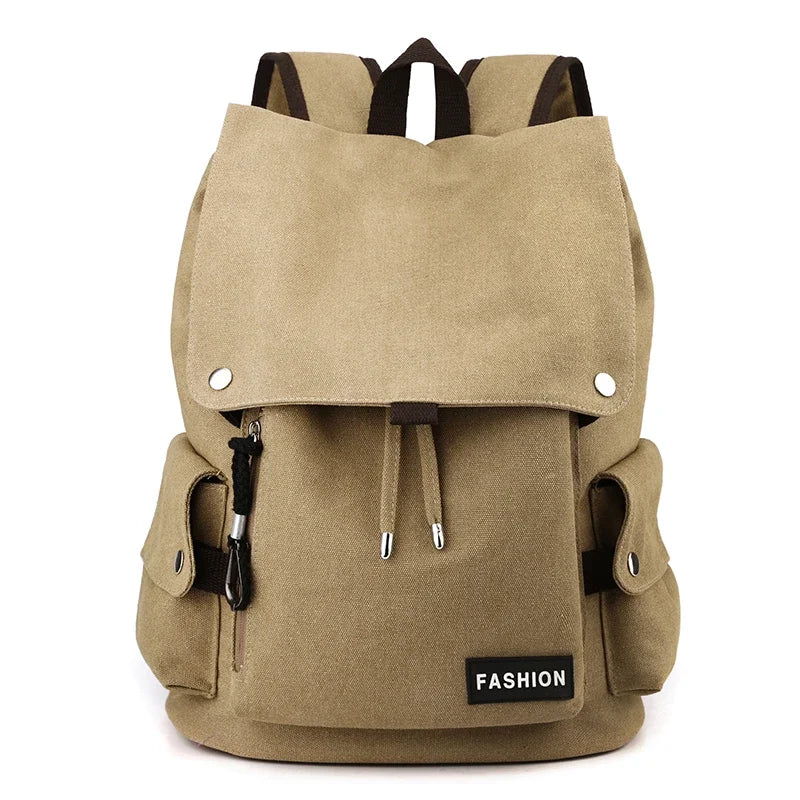 2025 New Style Men Climbing Hiking Backpacks Travel Leisure Students Bags Big Schoolbags Fashion Large Pockets Multi-Zipper