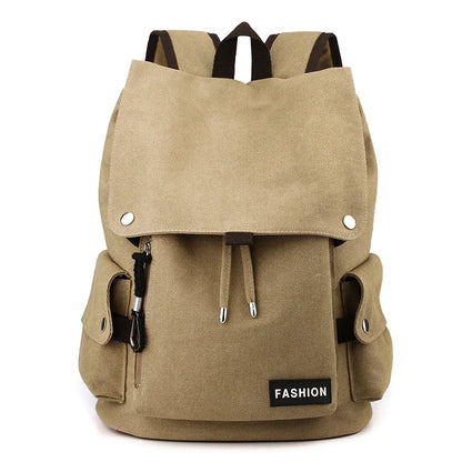 2025 New Style Men Climbing Hiking Backpacks Travel Leisure Students Bags Big Schoolbags Fashion Large Pockets Multi-Zipper