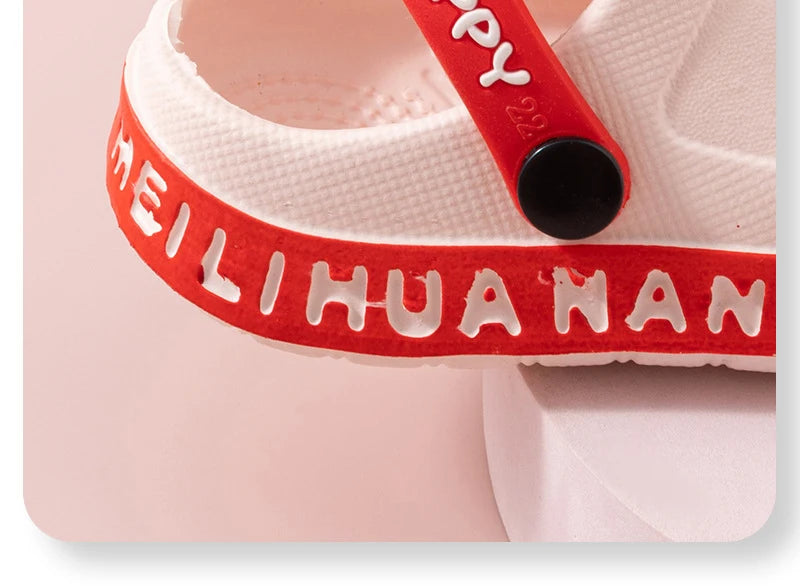 Children's Sandals EVA Ultra Light Boys and Girls Baby and Toddler Anti Slip Hole Shoes  Astronaut UFO Sandals Slippers