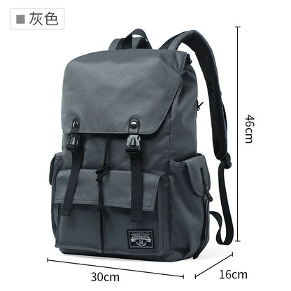 Fashion Waterproof Large Capacity Drawstring Backpack for Men Oxford Durable Travel College Student Laptop School Bag Bookbag