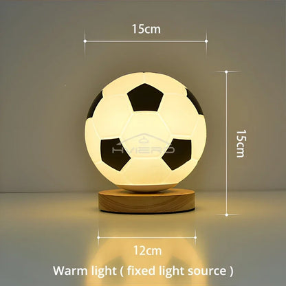 1PCS 3D Football Night Light Bedroom Desktop Decoration Soccer Lamp Battery Powered Perfect Gift For Teenagers Decor Bulb Gifts