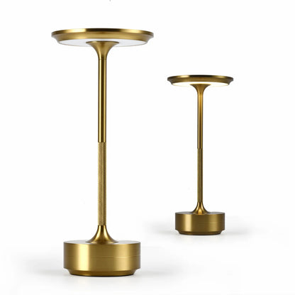 USB Charging Table Lamp Aluminum Restaurant Bar Desk Lamp Dimming Atmosphere USB Charging Touch Switch Decoration