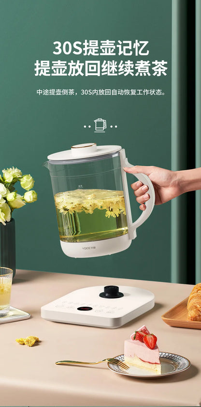 1L Multifunctional Herbal Tea Maker Electric Kettle Home Stewing Cooking Flower Medicine Boiling Pot Wholesale