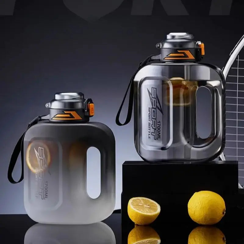 GIANXI Kettle 1.7L Large Capacity Portable Sports Kettles Outdoor Sealed Leak Proof Double Drink Sports Water Cup