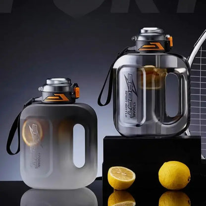 GIANXI Kettle 1.7L Large Capacity Portable Sports Kettles Outdoor Sealed Leak Proof Double Drink Sports Water Cup