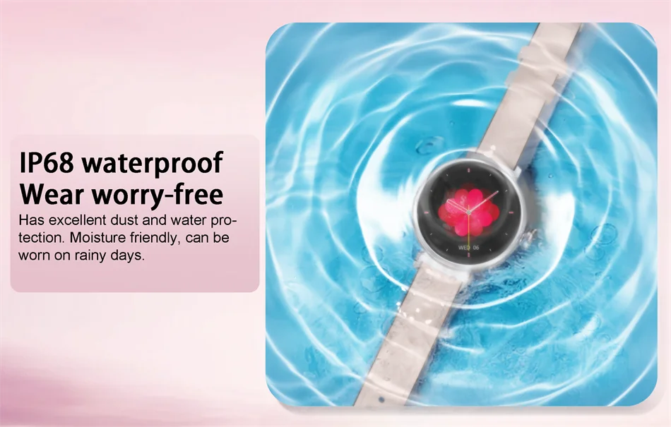 AMOLED Bluetooth Call Smart Watch Screen Always Display 1.04 inch Fashion Ladies Smartwatch Metal Body Small Screen Watch