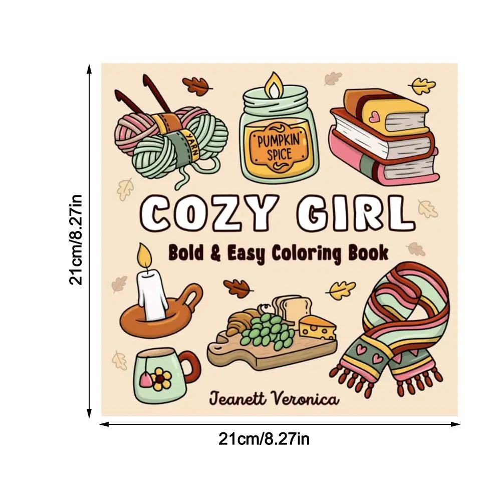 Creative Cartoon Coloring Book Educational Painting Gift Graffiti Painting Book Stress Relief Doodles Book for Adults And Teens