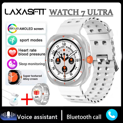 LAXASFIT 2025 New Smart Watch GT7 Ultra Men's Multifunctional Sports Fitness Tracker Health Ladies Smartwatch Gift