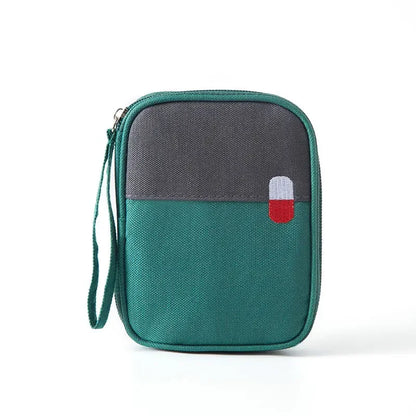 Mini Medicine Organizer Bag Outdoor First Aid Kit Portable Travel Storage Sack Emergency Medical Case Accessories Supplies