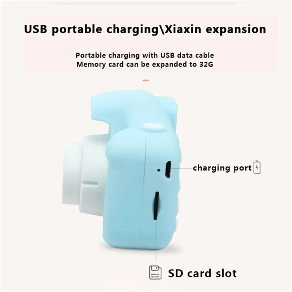 X2 Children Mini Digital Camera Can Take Pictures Video Lovely Small Camera Photography Children Birthday Gift Kids Toys for Kid