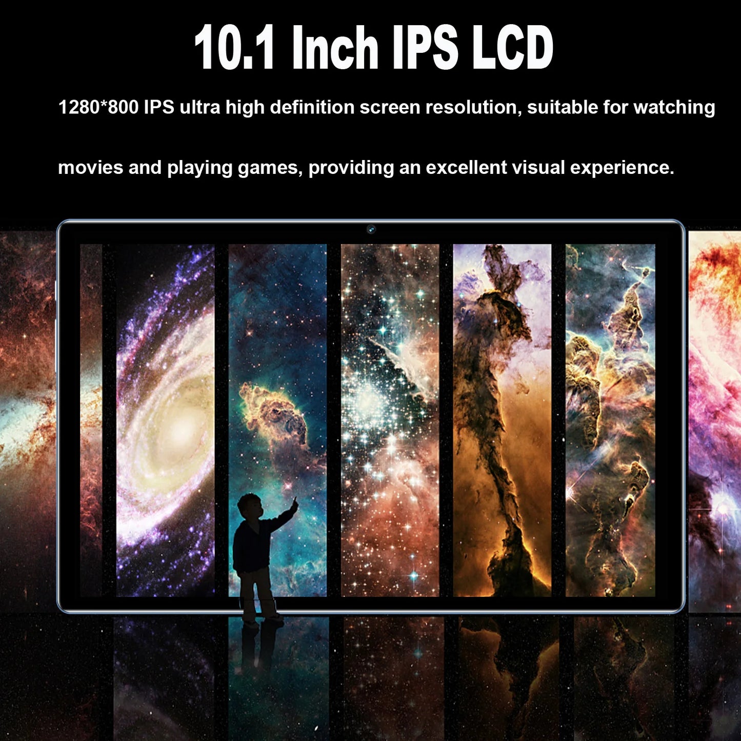 2024 Top selling 10.1-inch Tablet with 4GB RAM 64GB ROM, Android 11 System Tablet Song Player Global Version Tablet 5000 mAh