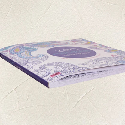 Mandalas Stress Relief Coloring Book English Edition, 128 pages thick 160g white cardboard, packaged in adult art mixed pattern