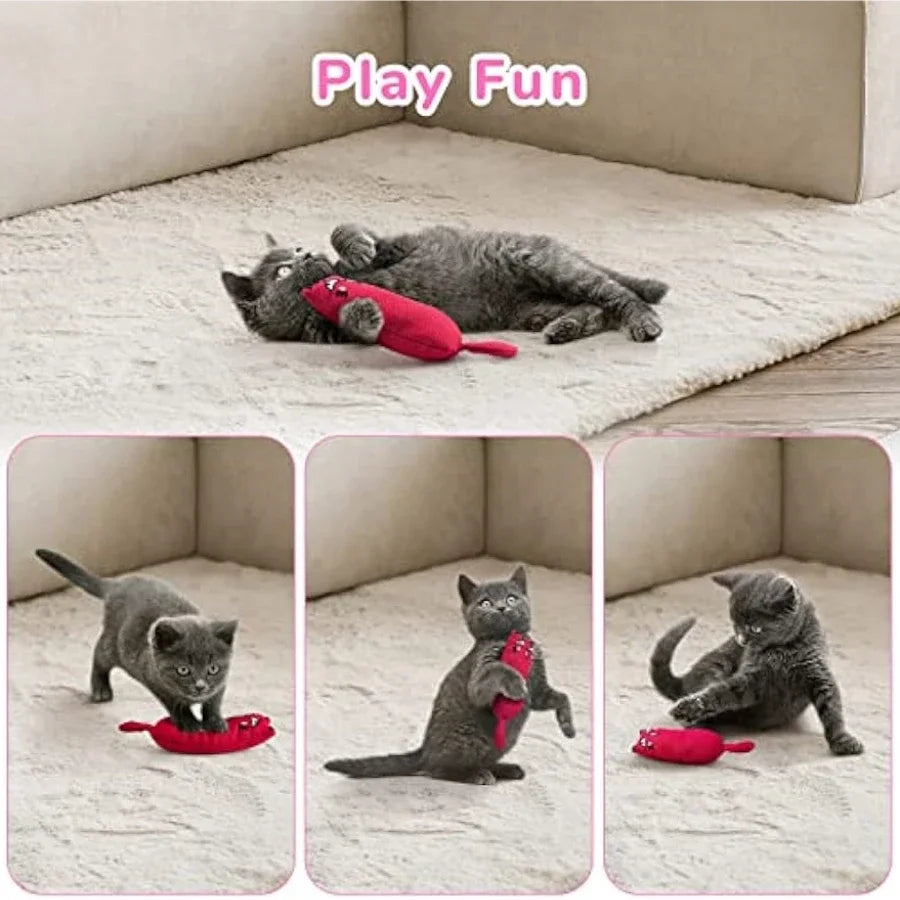 Rustle Sound Catnip Toy Cats Product For Pets Cat Toys For Kitten Teeth Grinding Cat Plush Toy Thumb Pillow Pet Accessories