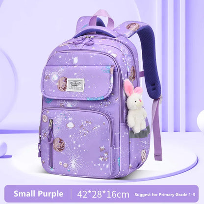Kawaii School Backpack for Girls Elementary School bag for students Children Gift Pink Purple Bookbag primary girls schoolbag