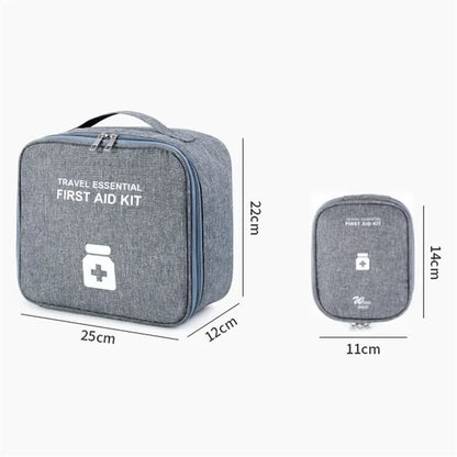 Family First Aid Kit Portable Outdoor Travel Storage Bag Household Large Capacity Layered Medicine Storage Bag