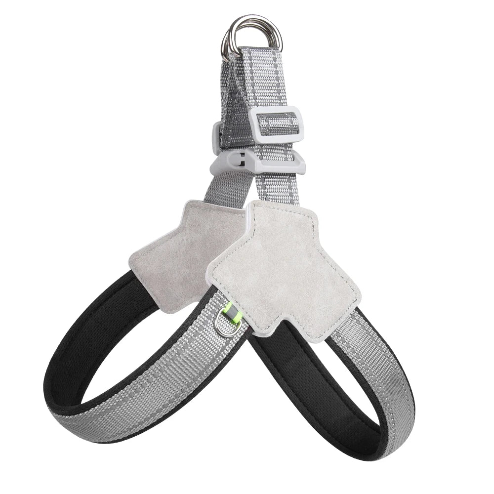 No-Pull Dog Harness Vest for Small Medium Dogs Cats Hiking Breathable Adjustable Chest Strap Bulldog Chihuahua Pet Accessories