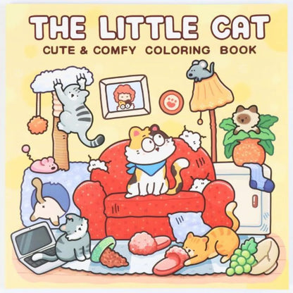 Creative Cartoon Coloring Book Educational Painting Gift Graffiti Painting Book Stress Relief Doodles Book for Adults And Teens