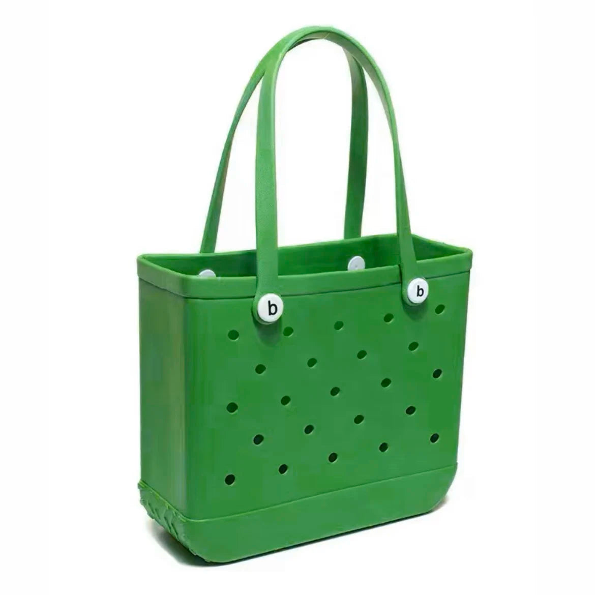 M/L/XL Fashion Beach Bags EVA Rubber Waterproof Storage Baskets Travel Shopping Handbag Women Shoulder Solid Color Tote Bag