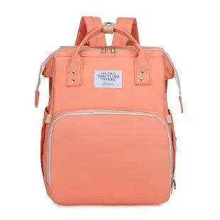 Mommy Bag Lightweight Portable Folding Crib Bed Large-capacity Travel Maternity Bags Baby Backpack Female Mommy Outting Bag