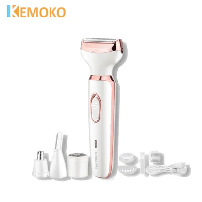 2 In 1 portable Electric Haircut Trimmer epilator woman facial intimate area for body hair removal Sex Shaver Bikini Pubic Rosor