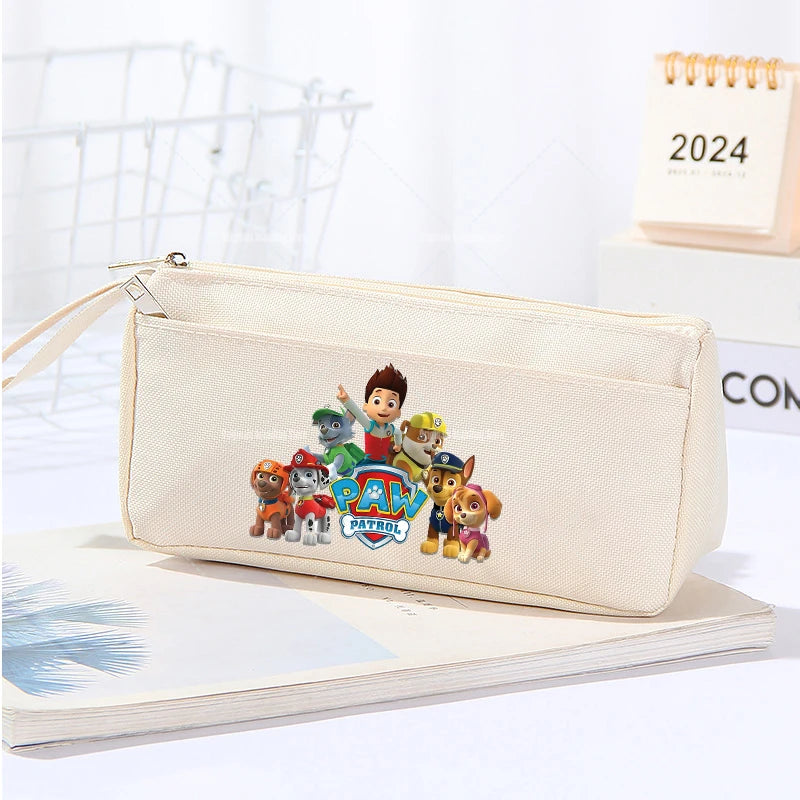 Paw Patrol Girl Boy Pencil Case Pen Bag Large Capacity Korean Organizer Pouch Student Back To School Supplies Stationery Gift