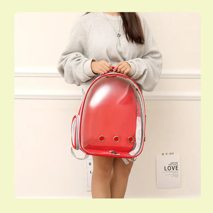 2025 New Space Capsule Transparent Cat Bag Breathable Shoulder Pet Bag Portable Cat Bag Pet Supplies Pet Backpack