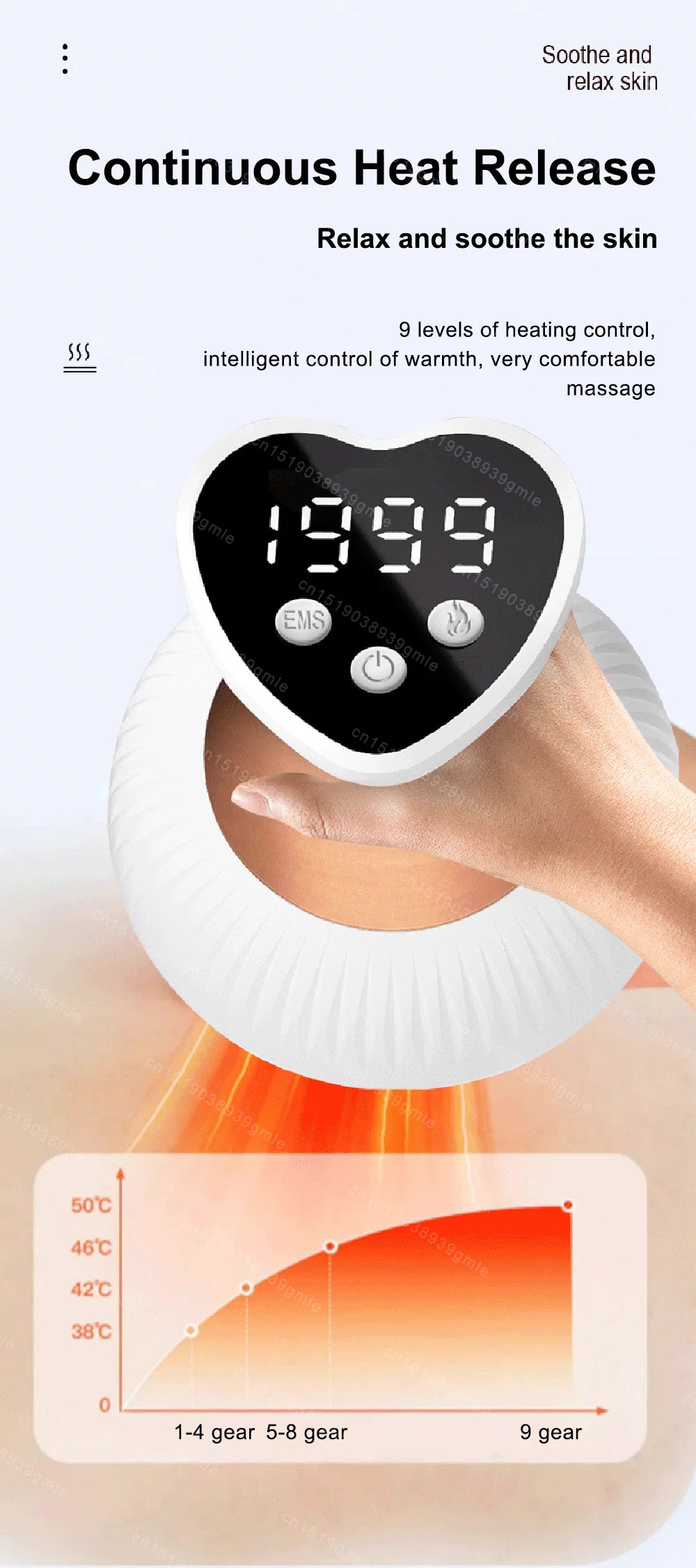 Electric Meridian Brush Gua Sha Body Massager EMS Microcurrent Hot Compress Scraping Lymphatic Drainage Machine Fat Burner
