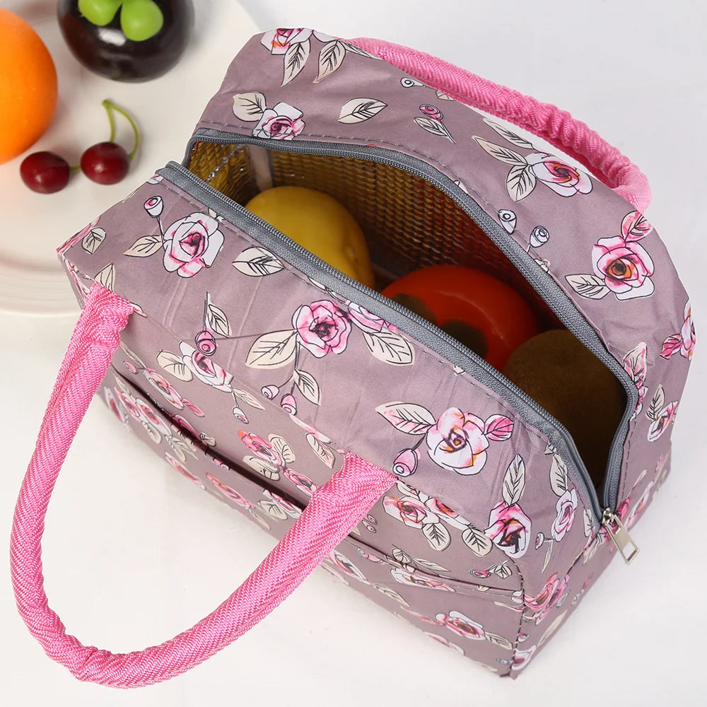 Lunch Box Thermal Insulation Lunch Bag Multifunctional Kid School Lunch Bags Picnic Food Pouch