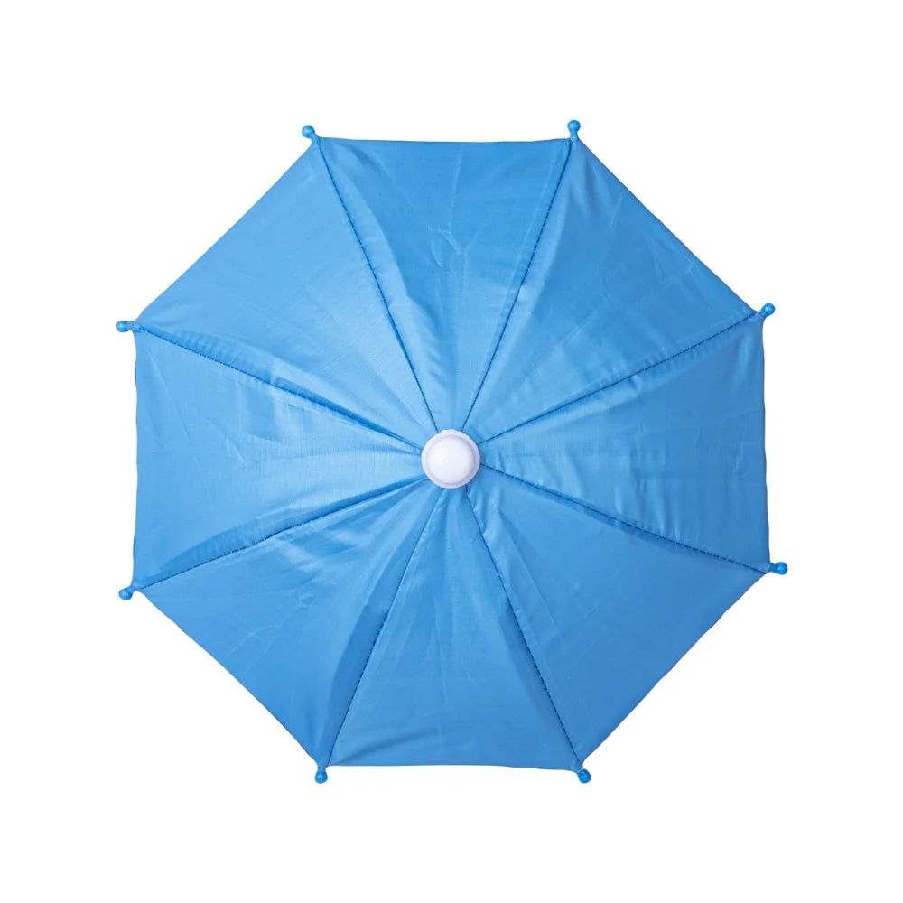 1PC Style Colorful Plastic Mini Umbrella Rain Gear Toy Umbrella Baby Toy Girl Gift Doll Embellishment Doll Clothing Decoration