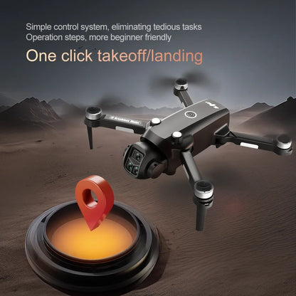 Drone 4K Profissional HD Dual-Camera Obstacle Avoidance 5G Wifi With Screen Remote Control Quadcopter Optical Flow Drone