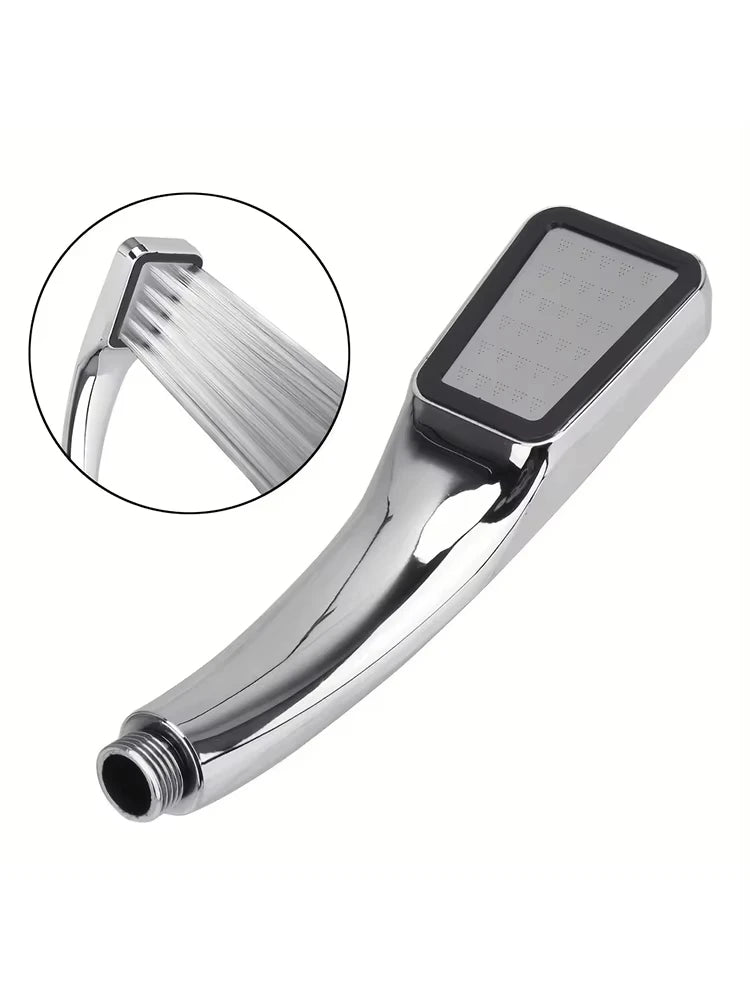 300 Holes Shower Head High Pressure Water-saving Flow Square Shower Bathroom Accessories with Chrome Nozzle