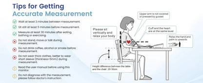 Sinocare Blood Pressure Monitor Digital Tonometer Upper Arm Blood Pressure Meter Automatic BP Medical Sphygmomanometer Pulse