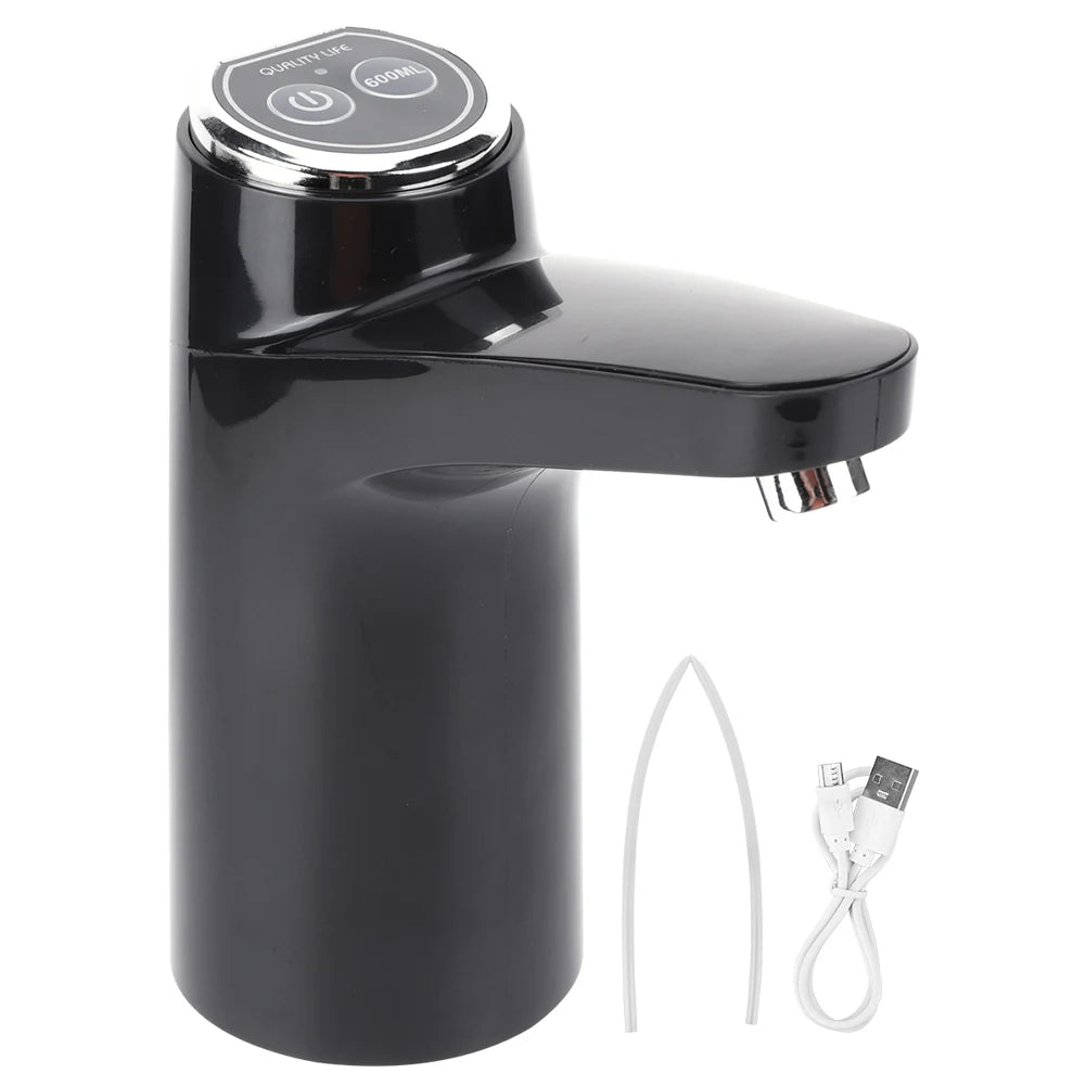 Mini Water Dispenser USB Rechargeable Wireless Water Pumping Device Portable  One Key Switch Water Pump for Camping Water Tank