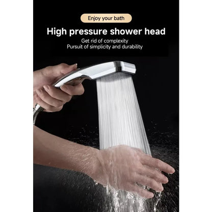 300 Holes Pressurized Showerhead Hand Hold Square Shower Head Water Saving Rainfall Spray Nozzle Bathroom Accessories