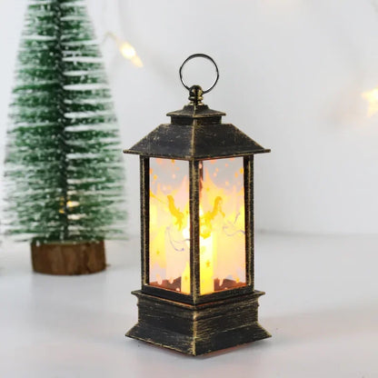 Santa Claus Snowman Lantern Light Merry Christmas Decoration For Home Christmas Tree Ornament Xmas Gifts Navidad 2024 New Year