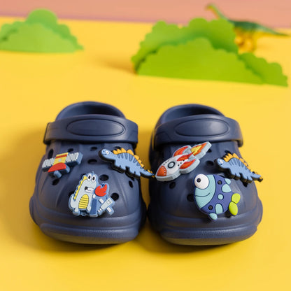 New Solid Color Summer Breathable Garden Shoes Baby Sandals Cute Decoration Boys Girls Lightweight Anti-slip Casual Shoes