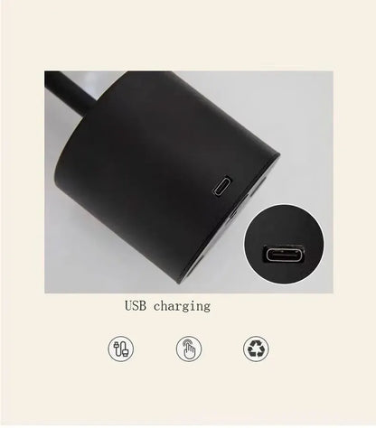 Aluminum Alloy Decorative Table Lamp LED Waterproof Rechargeable Night Light Touch Dimming Bar Living Room Reading Camp Light